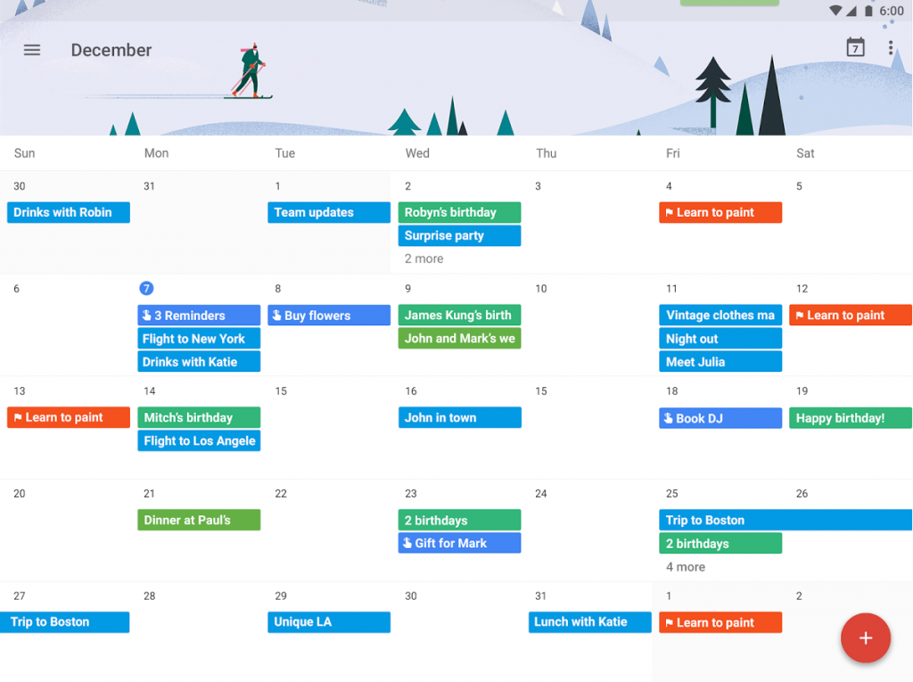 Google Calendar App Themes Margi Saraann