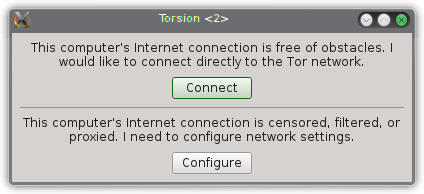 Connection prompt