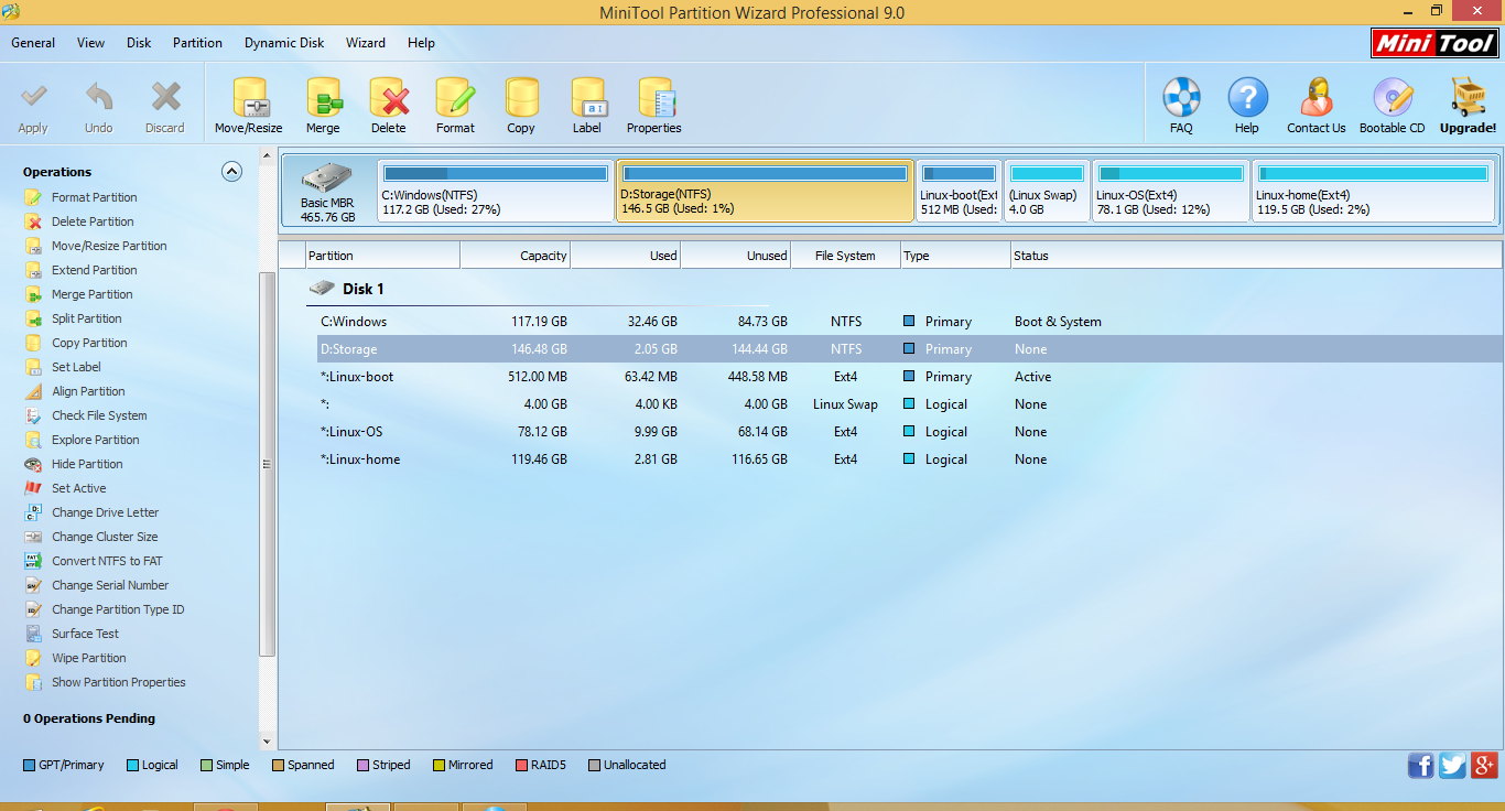 minitool partition wizard windows 7 32 bit portable