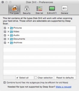 disk drill mac messages