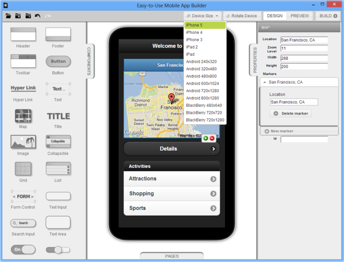 application maker for android