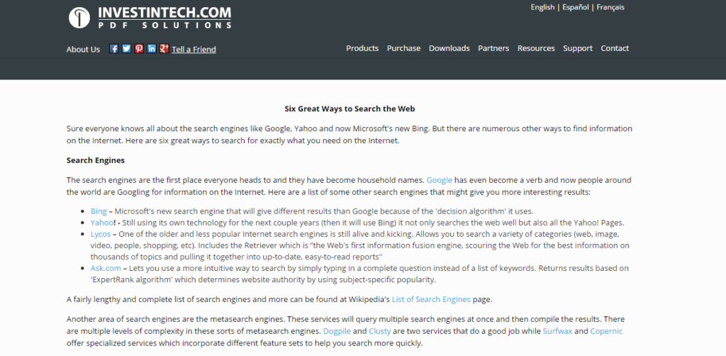 11. Six Great Ways to Search the Web