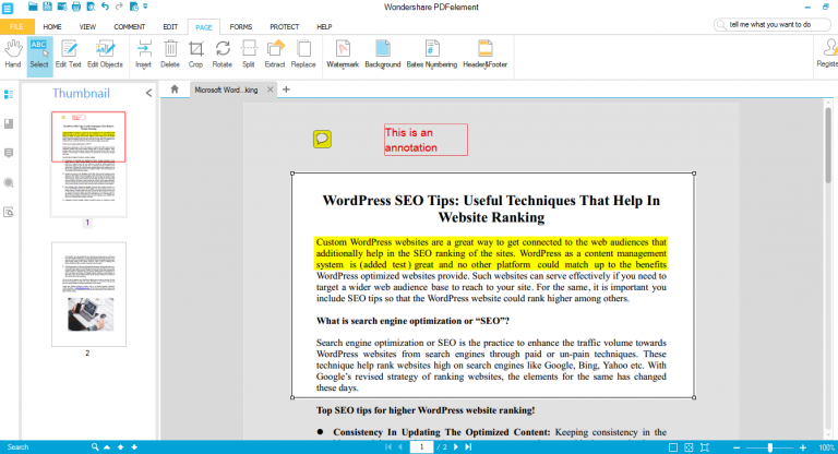 Editing PDF with Wondershare PDFelement - a worthy Adobe Acrobat ...