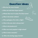 The Shoe Game – How To Play and Question Ideas [Infographic]