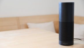 Black Amazon Echo On Table