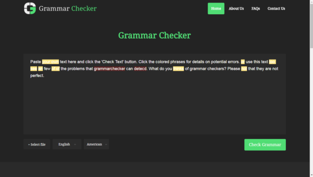 free grammar checker english