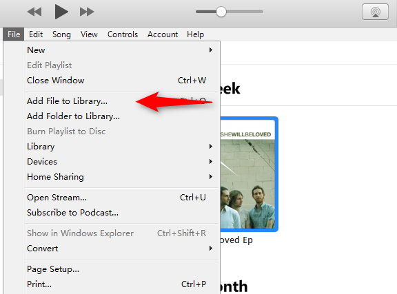 How to Transfer Music from Windows Music Player to iPhone/iPod/iPad - Step 2