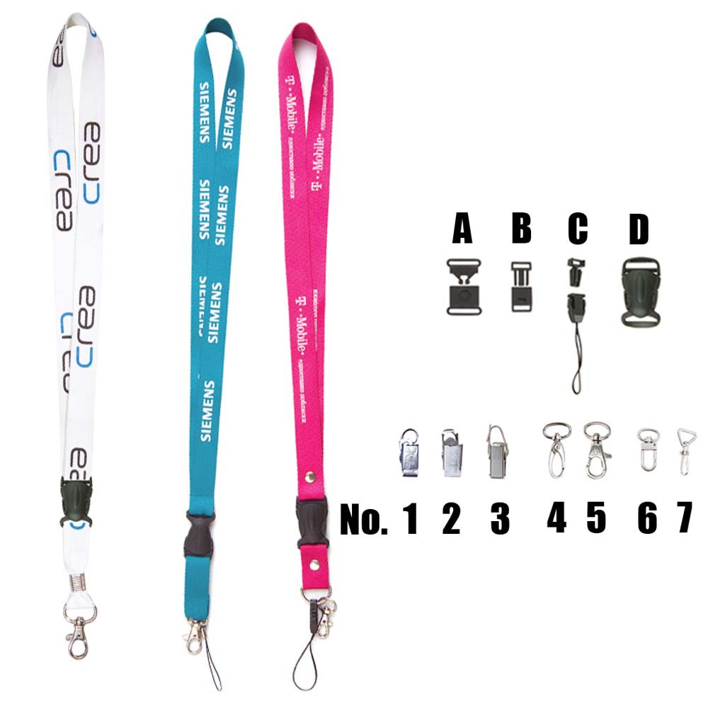 2019 New Design Customized Available ID Badge Holder with Lanyard