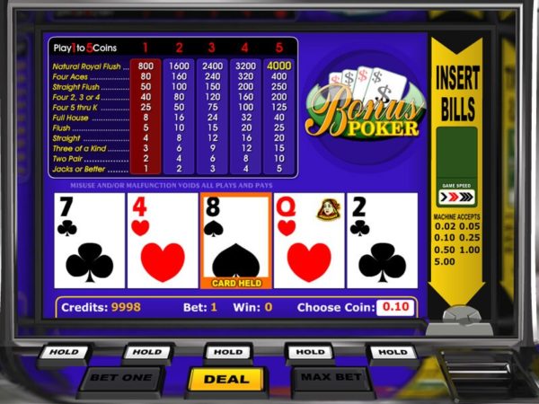  Video Poker in a Casino (Image: Royalty Free Images from Google)