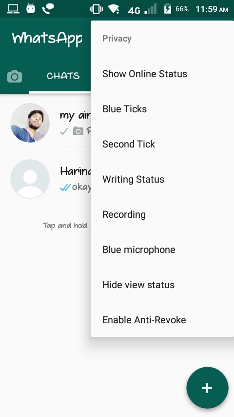 How to Hide Online Status in GBWhatsApp Android