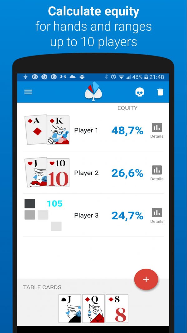 poker hand range equity calculator