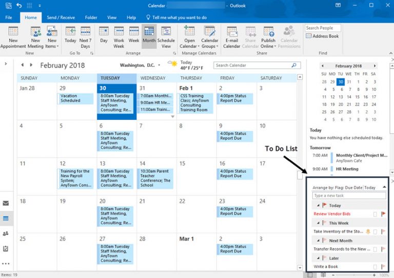 Can You Put Tasks On Outlook Calendar