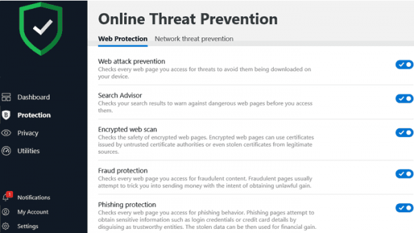 Bitdefender Online Threat Prevention