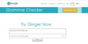 ginger manuscript editing software
