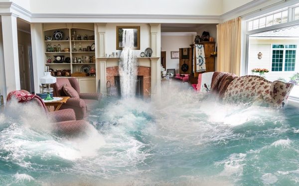 Flooding, Surreal, Living Room, Design, Fantasy