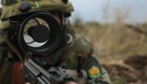 Romanian Soldier, Night Vision, Scope, Rifle, Soldier