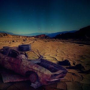 Desert, Car Wreck, Usa, Arizona, Auto, Wreck, Rusted