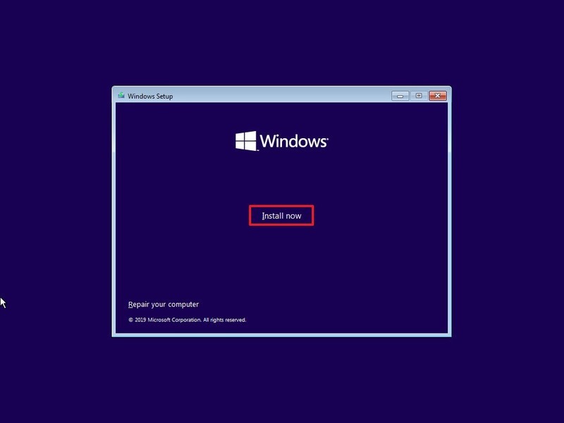 microsoft windows 10 installation disc