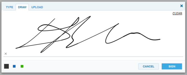 Creative Online Signature Draw Doc Sketch with Realistic