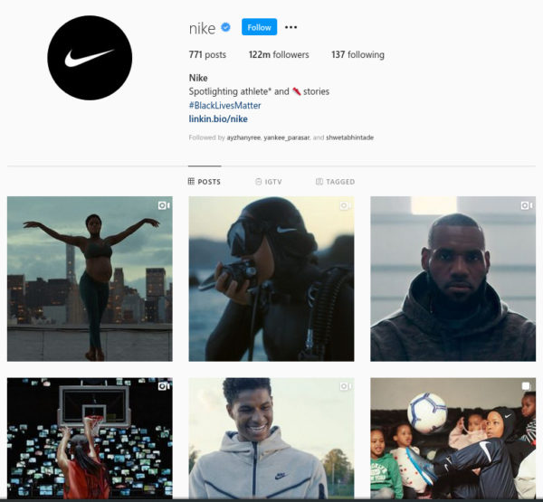 Nike 2024 instagram official