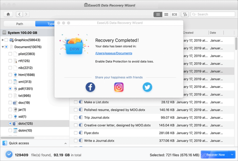 easeus data recovery mac full version