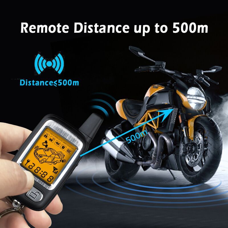 Spy two-way Motorcycle Alarm System | Techno FAQ