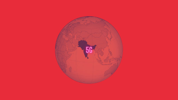 5G, South asia map