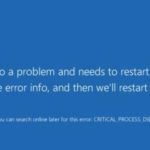 How to Fix Critical Process Died Stop Code in Windows