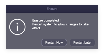 secure erase free space mac