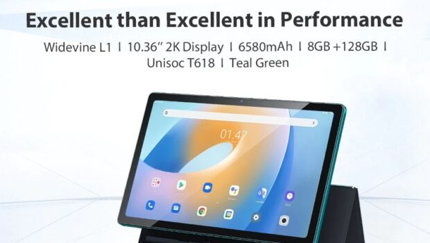 【World Premiere】Blackview Tab 11 Tablet Pad Octa Core 8GB RAM 128GB ROM  10.36 2K Display Widevine L1 6580mAh Battery Android 11