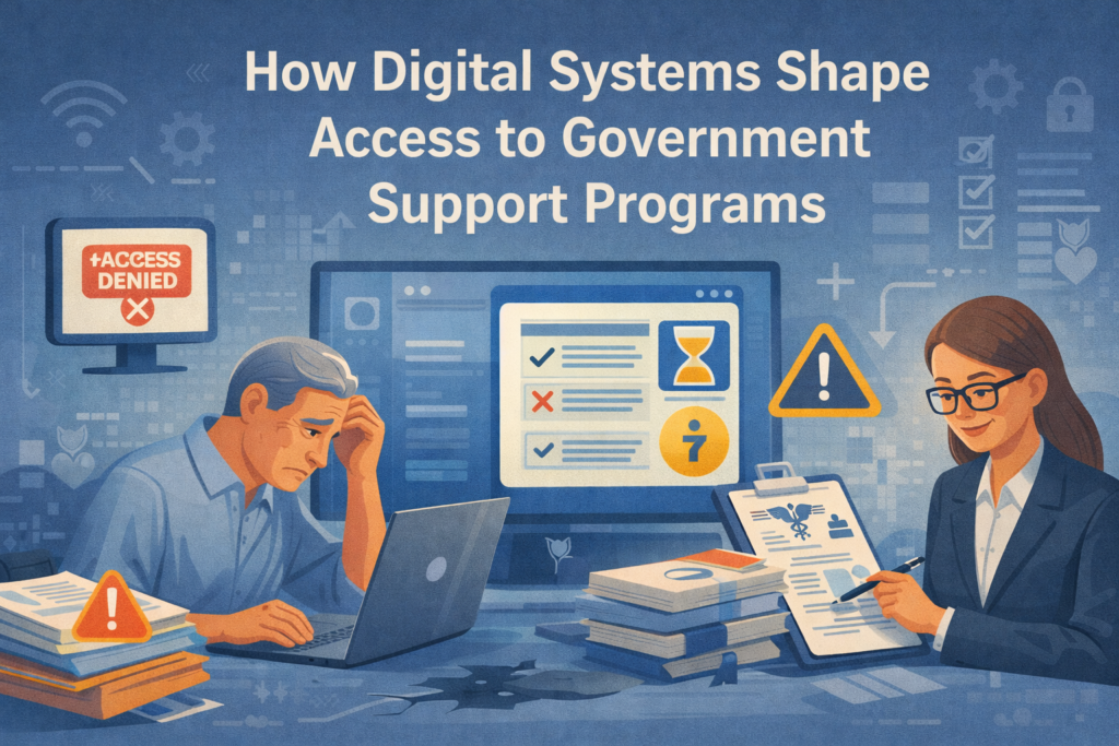 How Digital Systems Shape Access to Government Support Programs