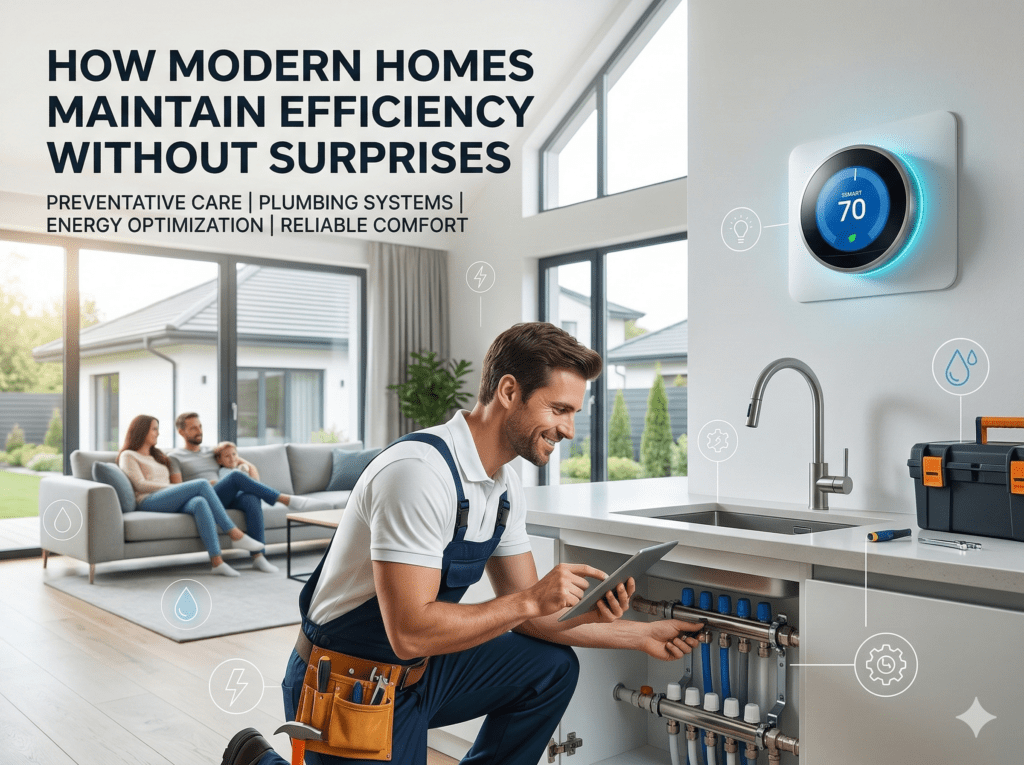 How Modern Homes Maintain Efficiency Without Surprises