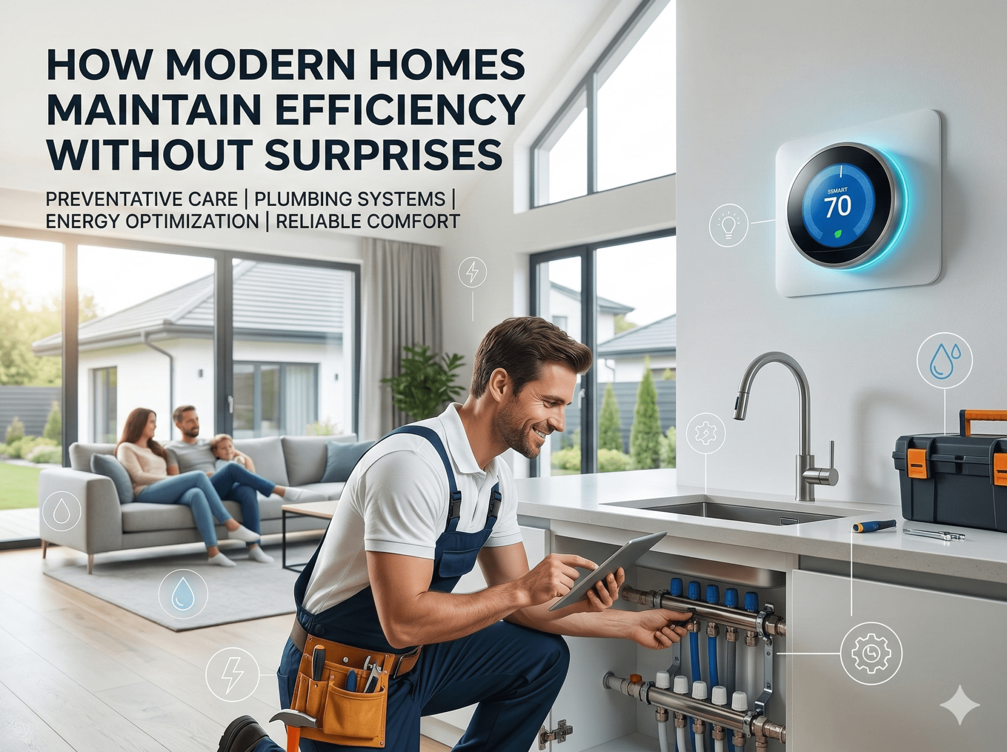 Home Efficiency How Modern Homes Maintain Efficiency Without Surprises | Techno FAQ