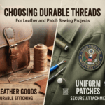 Choosing durable threads for leather and patch sewing