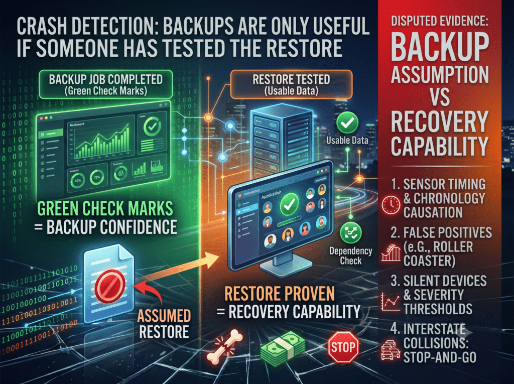 Backups are only useful if someone has tested the restore