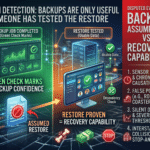 Backups are only useful if someone has tested the restore