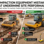 Compaction Equipment Mistakes That Can Undermine Site Performance