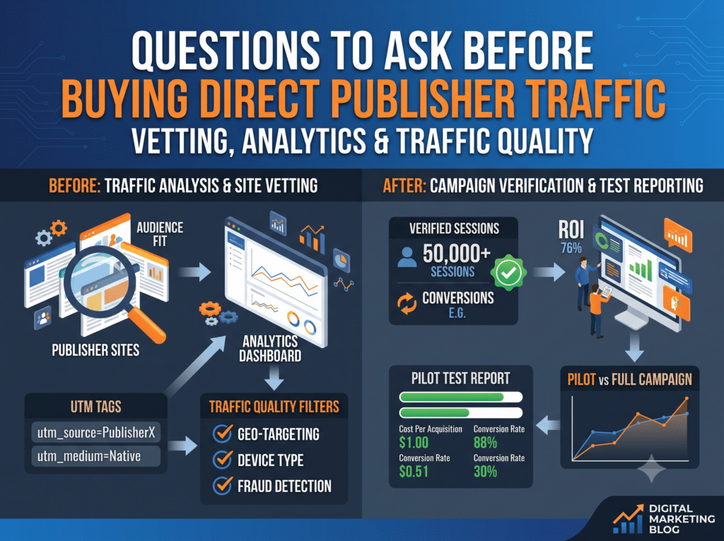 Questions to Ask Before Buying Direct Publisher Traffic